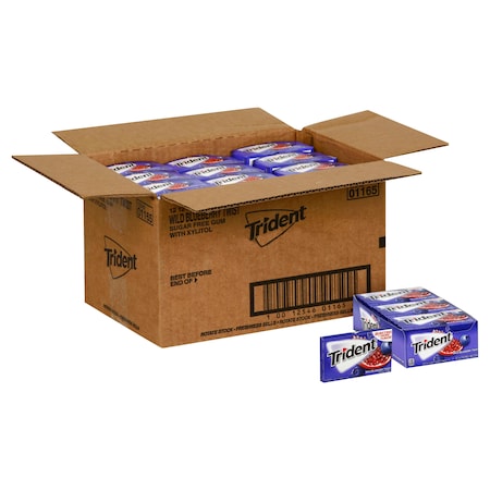 Trident Trident Blueberry Twist Sugar Free Gum 14 Pieces, PK144 01165